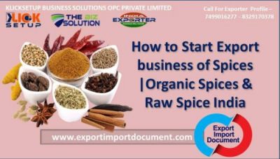 How to Start Export business of Spices |Organic Spices & Raw Spice India