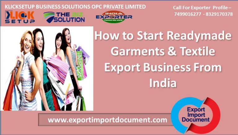 textile export and wholesaler