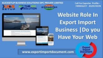 Importance Of Website in Export Import Business |Export Import Document